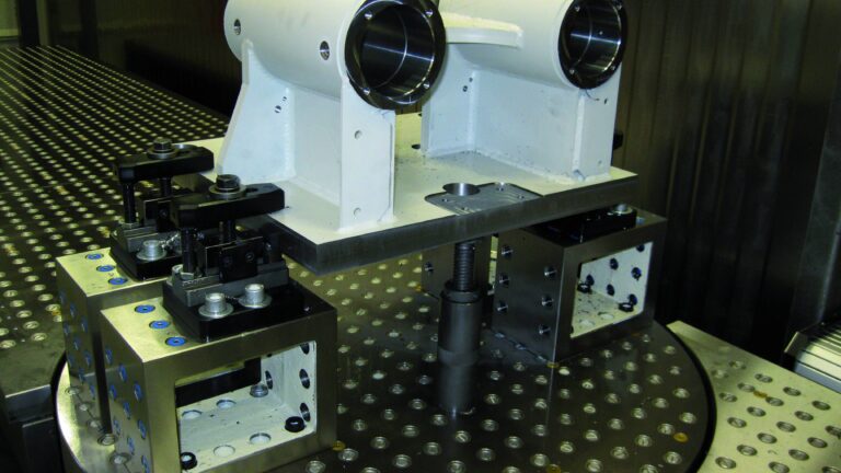 Fräsen Bauteil aufgespannt RME 02